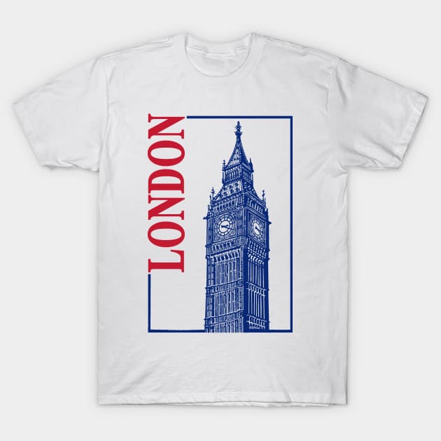 London-Big Ben T-Shirt by NewSignCreation